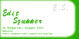 edit szupper business card